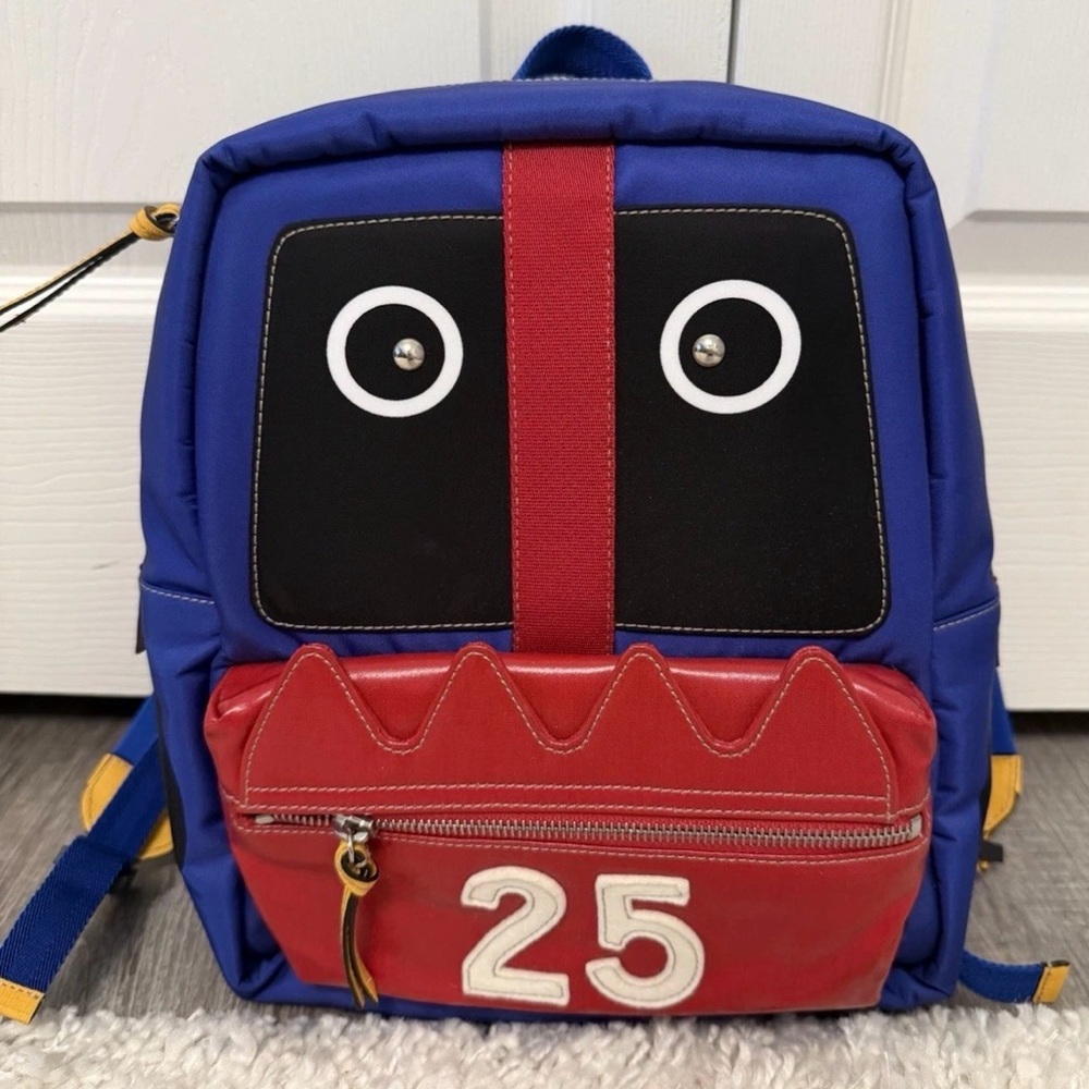 Gucci Kids Children's Monster Nylon Appliqué Backpack